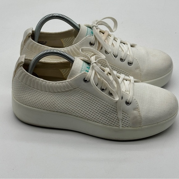 TRAQ by Alegria Qruise Lace-Up Walking Shoes White women's 39 EUR 9 US GUC - Picture 1 of 12